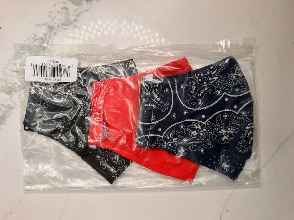 Reusable Reversible Printed Face Mask (3 Pack) - Multi-color